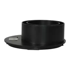 2-1/4" Outlet, Black Offset Universal For Catch Basins | 1245