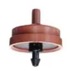 0.16 to 0.17" Inlet Barb x NIPS 1 gph Black Point Source Pressure Compensating TechFlow Drip Emitter | NETWPC10