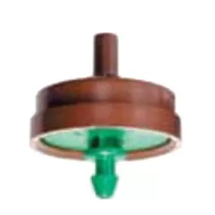 0.16 to 0.17" Inlet Barb x NIPS 2 gph Green Point Source Pressure Compensating TechFlow Drip Emitter | NETWPC20