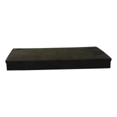 12" x 12" Square Black For 12" x 12" Catch Basin Sump Box Cover | NDS1220