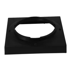 9" x 9" Square Black Low-Profile For 1242/1243/1245/1266 9" Catch Basin Series Adapter | NDS930
