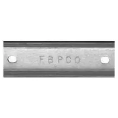 10' x 1.08" x 0.087" Aluminum Termination Bar | PNXTBAR10FT