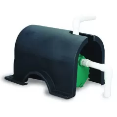 22" x 15.5" x 18.5" Black Plastic PumpHaus Pump Cover | PPL265075