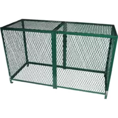 75" x 30" x 42" Plasti-Coat Powder Coated Metal Expanded Metal High Profile Backflow Enclosure | SBXBC75CR