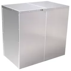 40" x 24" x 39" Aluminum High Profile 2-Piece Enclosure | SBXSBBC40ALHP