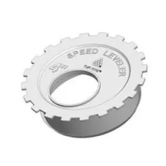 5" x 1.5" White Speed Leveler | TFTSL4