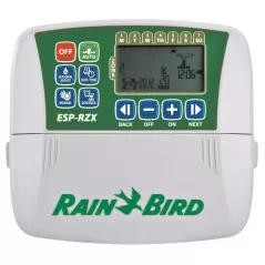 120 VAC Input 24 VAC Output 6 Stations Outdoor Fixed 6.65" x 1.54" x 5.9" Plastic ESP-RZX Series Controller | RBLRZX6
