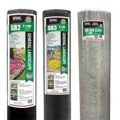 SRW SB3 Series Spunbond Landscape Fabric Geotextiles Yellow Polypropylene, 3' x 300' | FSB3 03300