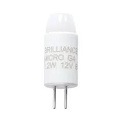 LED Lamp Micro G4 Bi-Pin 1.2W LED 12V, 100 Lumens | BRI-MICRO-G4-2700