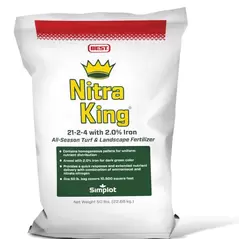50 lb Bag Dark Green Turf & Landscape Fertilizer 21-2-4