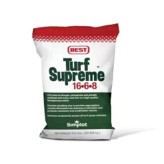 50 lb Bag Gray Turf Supreme Fertilizer 16-06-8