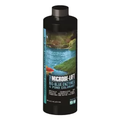 16 oz Blue Viscous Liquid Enzyme and Pond Colorant | MICMLBB16
