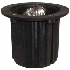 Ceramic Bi-Pin G4 MR16 LED Black Poly Glass Body Universal Well Light | ULSUW6300BK