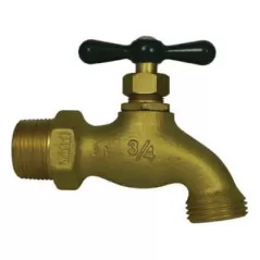 3/4" MNPT x GHT Lead-Free Brass Low Pressure Heavy-Duty Hose Bib | VLZHV007LF