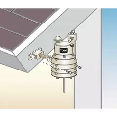 Wireless 6" x 6-1/2" x 2-3/4" Plastic Weather Sensor | TOLEVOWS