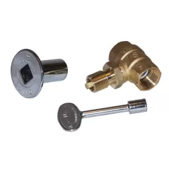 3/4" x 4" with Key For Outdoor Fire Pits Key Valve | WARKV34