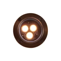 Alliance Outdoor Lighting Well Light, 5W, Brass | GL100-LED5W