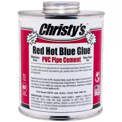 Christy Cement Pvc Red Hot Blue Qt | CSTRHRHBVQT