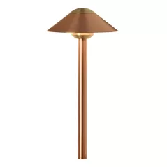 CA Series 18" Riser Copper Finish (No-Lamp) Path Light | FXLCANL18RCU