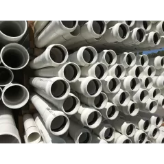 2-1/2" x 20' Bell End Class 200 SDR-21 PVC White Gasketed Pressure Pipe