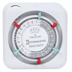 1875 W at 125 VAC 60 Hz Incandescent/Tungsten 1/3 hp at 125 VAC 3 Phase Motor Primary Heavy-Duty Indoor Mechanical 24 hr Plug-In Timer | ITMTN311