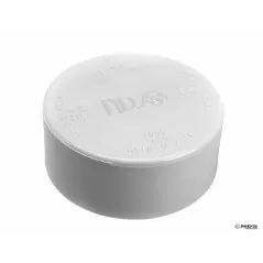 4" Hub White PVC Sewer And Drain Cap |  4P06