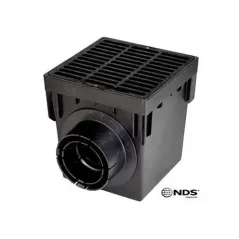 9" W/Black Grate Catch Basin Kit |  900BLKIT