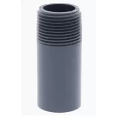 Sch 80 PVC Nipple 1" x 2" Short Toe | 110020
