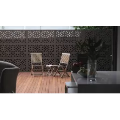Alert Distributing Marakesh Medular Hardwood Composite Decorative Fence Panel 5/16" x 24" x 48" | OUTUSADSMK1