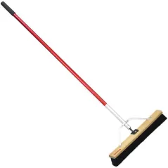 24" Head 60" Hardwood Handle 1-Bristle Push Broom | CORBM62060