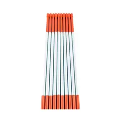 Reflective 4' x 5/16" , 200ct. Fiberglass Snow Stakes | MTLRSS48X516