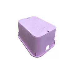 NDS Rectangular Standard Series Valve Box Purple/Purple 13 x 20" | 117PBCR