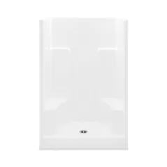 3-1/4" 48" x 35" x 72" AcrylX Applied Acrylic Smooth/White 1-Piece Everyday Series with Center Drain Shower Stall | AQT1483SGWH