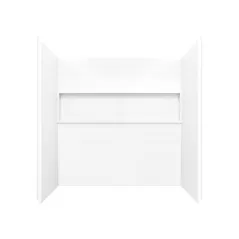 30" x 60" x 60" x 1-1/4" Composite White 4-Piece Tub NexTile Series Wall Set | BTZ041500000