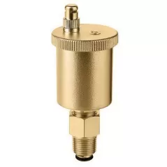 1/2" MNPT Brass Automatic High Discharge with Service Check Valve Air Vent | CAF502343A