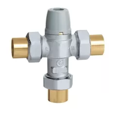 3/4" Sweat Lead-Free Brass 150 psi 5213 Series Scald Protection Point-of-Use Thermostatic Mixing Valve | CAF521359A