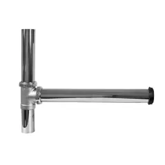 1-1/2" Flanged 13" Chrome Brass Center to End Tubular Disposer Kit | DER100171