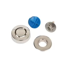 Brushed Nickel Brass Spud For True Blue Rough Kits For Complete Installation Uni-Lift Stopper Bath Waste Trim Kit | DERK98BN