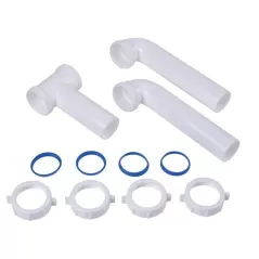 16" Polypropylene with Baffle Tee Center Outlet Waste | DERP9114A