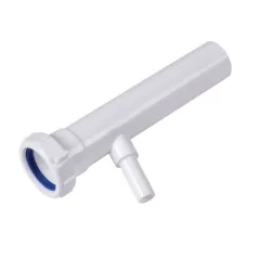 1-1/2" Slip Joint White Polypropylene Branch Tailpiece | DERPP9816