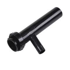 1-1/2" Flanged White Polypropylene Hi-Line Branch Tailpiece | DERPP9819
