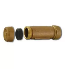 1-1/4" IPS x 1-1/2" CTS Lead-Free Brass Long Pattern Compression Coupling | EZE20549LF