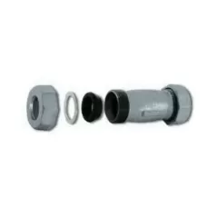 3/4" IPS Galvanized Iron Long Pattern Compression Coupling | EZE20564