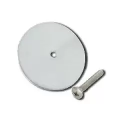 6" ia Chrome Stainless Steel Cleanout Cover Plate | EZE43491