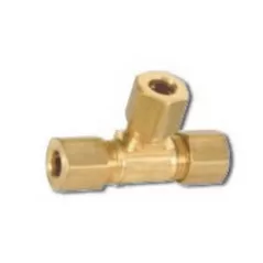 1/4" Compression Brass Lead-Free Tee | EZE65375LF