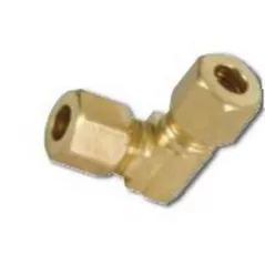 3/8" Compression Brass Lead-Free Elbow | EZE65405LF