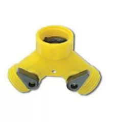 Plastic Dual Shut-Off Wye Hose Connector | EZE70135