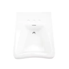21" x 17-7/4" x 8-1/8" Vitreous China White Maxwell Series Self Rimming Bathroom Sink | GBR12834CH