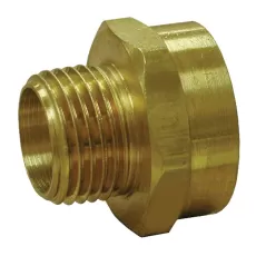 3/4" x 1/2" FHT x MPT Brass Garden Hose Adapter | JSCG20015