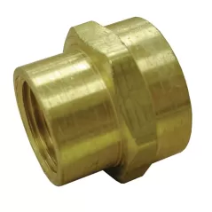 3/4" x 1/2" FHT x FPT Brass Garden Hose Adapter | JSCG20020